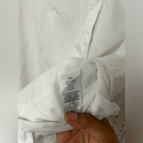 Dynamite Puff Sleeve Shirt Mini Dress - Picture 4 of 5